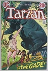 SIGNED~JOE KUBERT~EDGAR RICE BURROUGHS'~TARZAN~DC COMICS #216~JAN 1973~VF