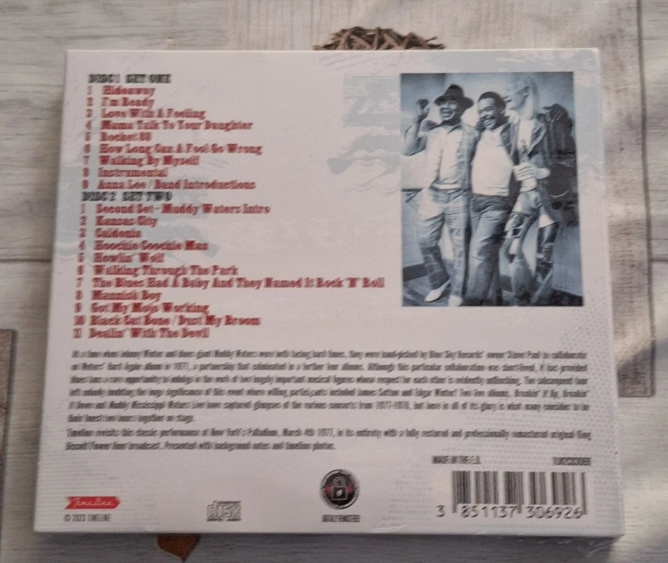 James Cotton Johnny Winter Muddy Waters - Live in New York 1977 - 2CD - New - Image 2 of 2