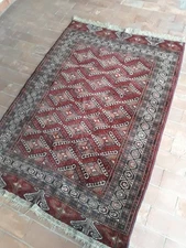 Vintage Russian Bukhara Rug 
