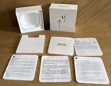 Original Apple Airpods 4 EMPTY Retail Box Manual Only