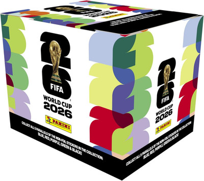 2026  FIFA World Cup Sticker Collection Box   50 Sticker Packs | Amazon Exclusiv