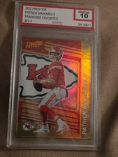 GEM MINT 10!!! 2022 PRESTIGE FRANCHISE FAVORITES PATRICK MAHOMES II #FF-1 CHIEFS