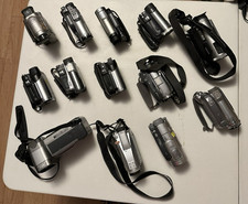 Lot of 13 Camcorders For Parts Or Repair Preowned Untested Various Brands