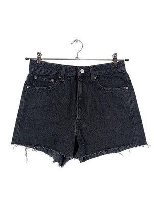 WEEKDAY Jeansshorts Damen Kurze Hose Gr. DE 38 hellgrau Casual-Look