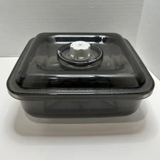 FoodSaver Square Canister 2 1/4Qt. Vacuum Container Storage Marinate 9”x 9”x 4”