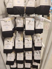 3 Pairs Womens Ladies Primark Soft Touch Opaque Tights 30 Denier S M L XL