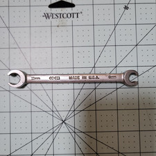 EASCO Regular Flare Nut Wrench 9x 11mm Forged Steel 60611 MADE IN THE USA