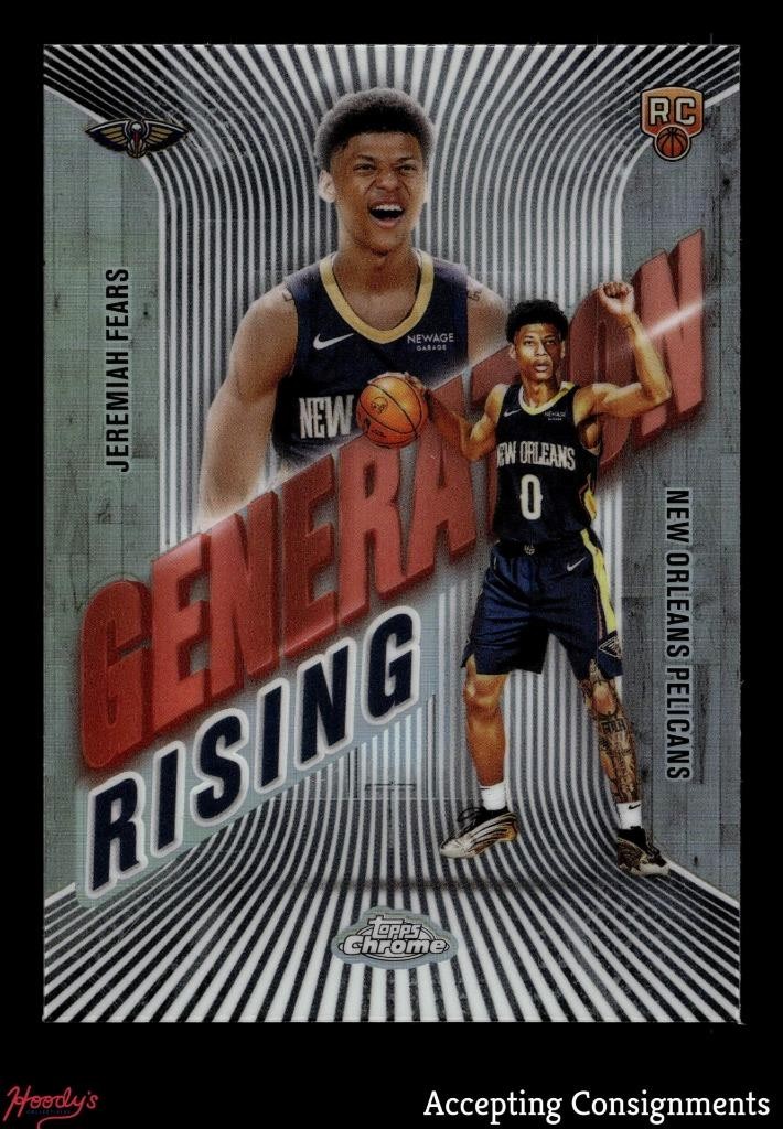 2025-26 Topps Chrome Generation Rising Refractors #GR7 Jeremiah Fears RC ROOKIE