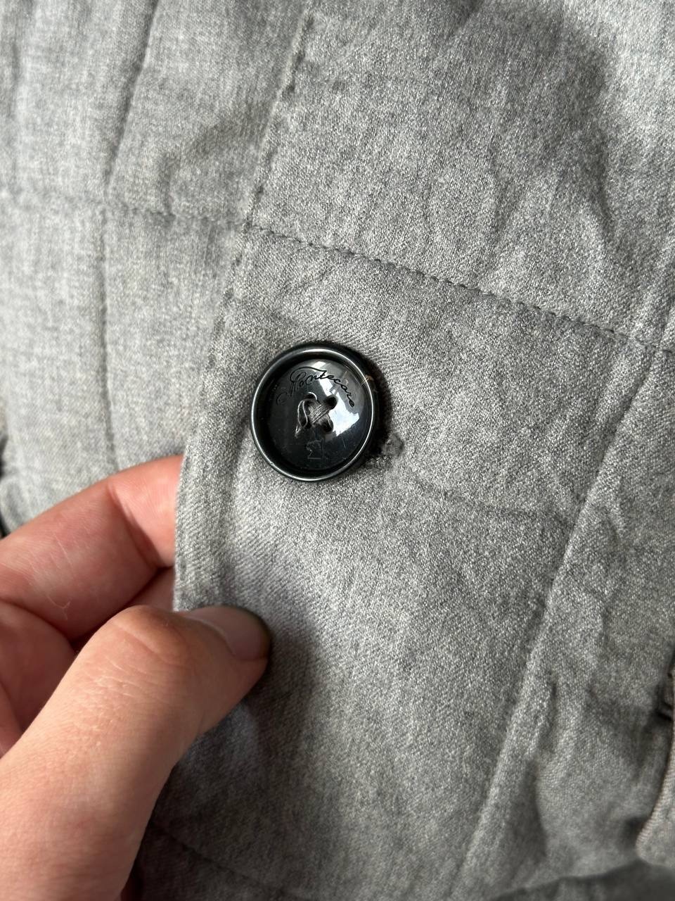 Montecore Wool Leather Double Breasted Lined Down… - image 10