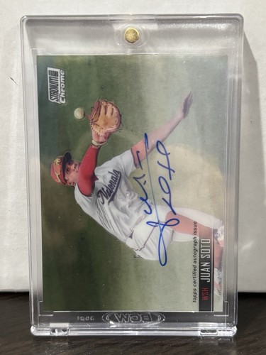 Juan Soto #SCCBA-JS 2021 Stadium Club Chrome Autographs card