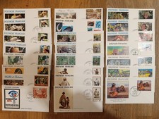 Polynesie timbre FDC 23 enveloppe 1er Jour Année 1984 + Poste Aérienne 