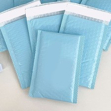 Bubble Mailer Blue PE Thickened Shockproof Bubble Envelopes For Phone Case Cards