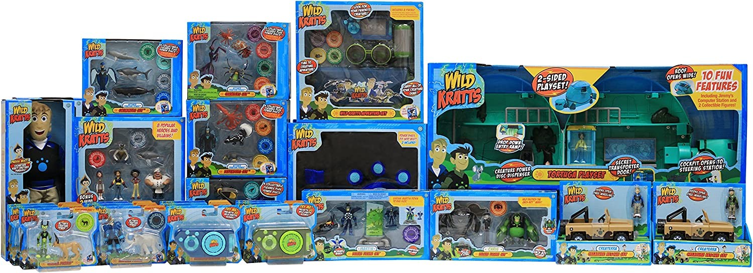 Wild Kratts Toys 10-Pack Action Figure gift Set