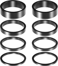 Aluminium Alloy Bicycle Headset Spacer Set, 8 PCS for 1 1/8-Inch Stem