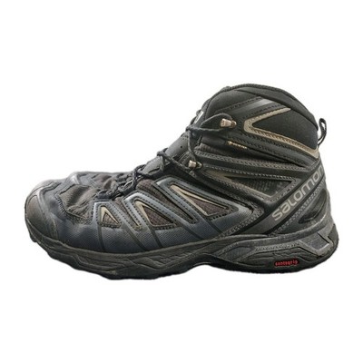 Salomon X Ultra Mid GTX Boots Men's 11 Black Waterproof Hiking Rugged Outdoors
