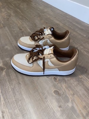 MENS NIKE AIR FORCE ONE QS ACORN DJ6395 100 SZ Us Size 14 Men s Brown/Tan/White.