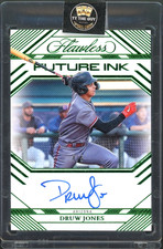 2024 Panini Flawless #DS-DJ Druw Jones RC Rookie Future Ink Emerald Auto /5