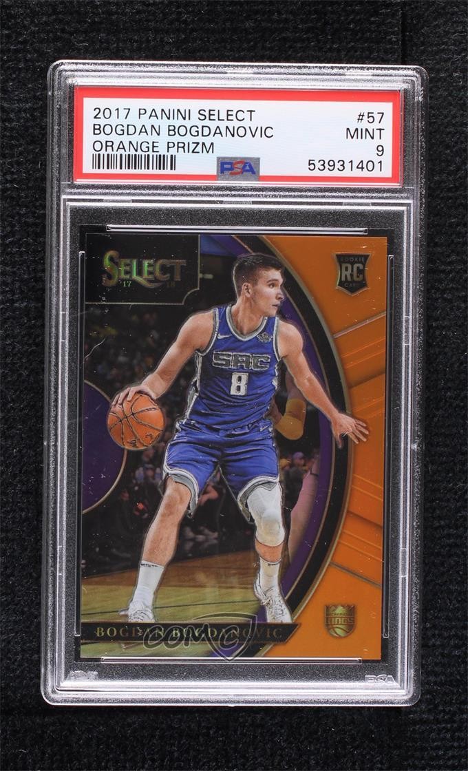 2017 Panini Select Concourse Orange Prizm 3/75 Bogdan Bogdanovic PSA 9 MINT oh4
