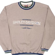 VINTAGE HARLEY DAVIDSON AUBURN CREWNECK SWEATSHIRT LARGE 1996 MADE IN USA