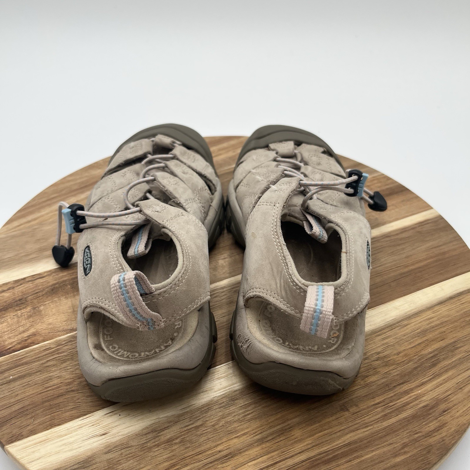 Sandali scarpe da trekking Keen donna Newport H2 beige slingback taglia 7 US