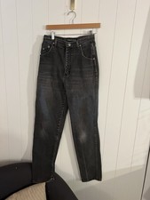 Vintage Wrangler Black Mom Jeans  High Rise  100 Cotton  USA Made