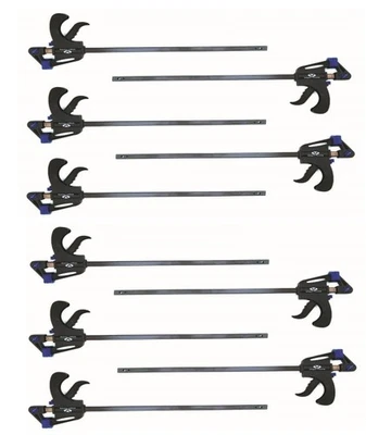 10x Schnellspannzwinge 900 mm Einhandzwinge Klemmzwinge Schraubzwinge - Bild 1 von 4