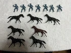 Marx Fort Apache Playset - Cavalry Rider Lot 7 Riders With Horses