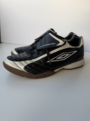 Umbro XA VII Prem FG-R Soccer Shoes Black White US Size 10.5 EU 44