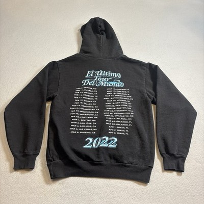 2022 Bad Bunny El Ultimo Tour Del Mundo Concert Hoodie Mens Small Heavyweight