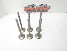6 Used Titanium Exhaust Valves 11/32" x 1.625 X 5.565 XCELDYNE MANLEY DEL WEST
