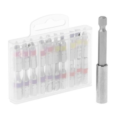 20 Pcs Torx Flat Hex Screwdriver Bit Set PH for Head Color Coded with H