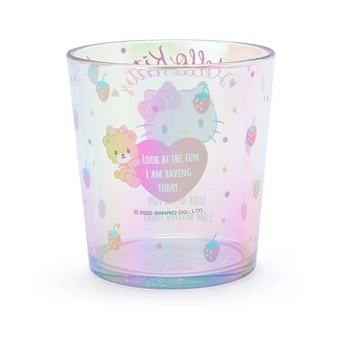 Hello Kitty Aurora Cup Reusable Cute Plastic Cup with Handle for Kids Teen Girl - Picture 2 of 4