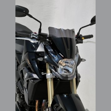 Saute-vent double galbe Ermax pour Suzuki GSR 750 de 2011 à 2016 en coloris Gris