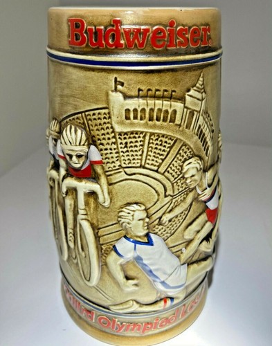 Vintage Budweiser Bierkrug 1984 Los Angeles Olympische Sommerspiele - Bild 7 von 11