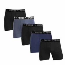 Puma Men's Performance Boxer Briefs, Pack 5