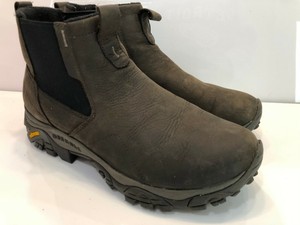 Merrell Mens Moab Adventure Chelsea Waterproof Leather Brown J88453