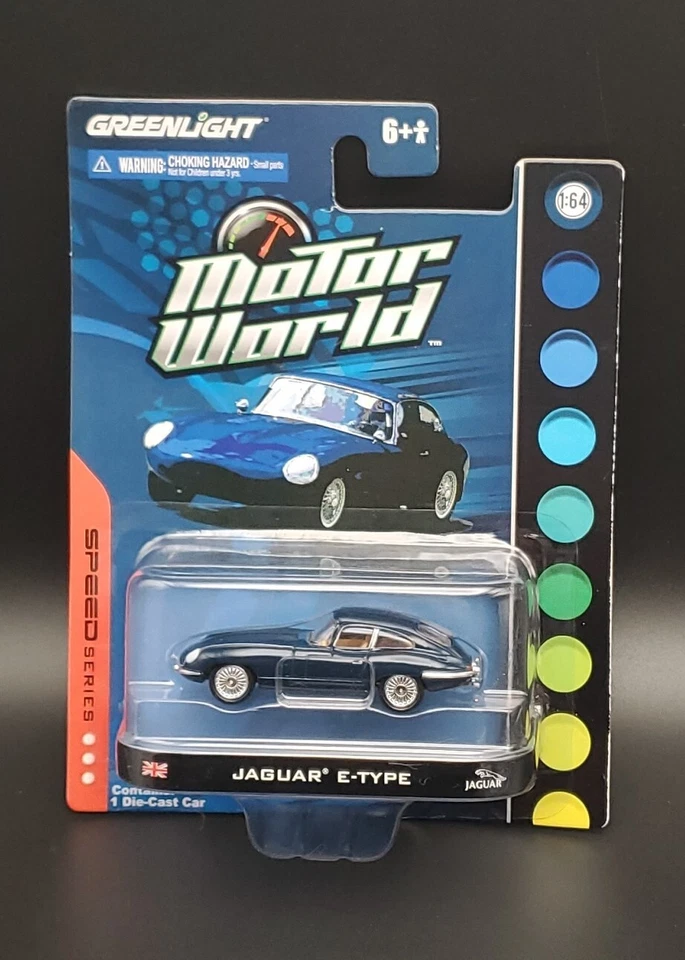 Greenlight Motor World Jaguar E-Type британское издание синий - Изображение 2 из 4