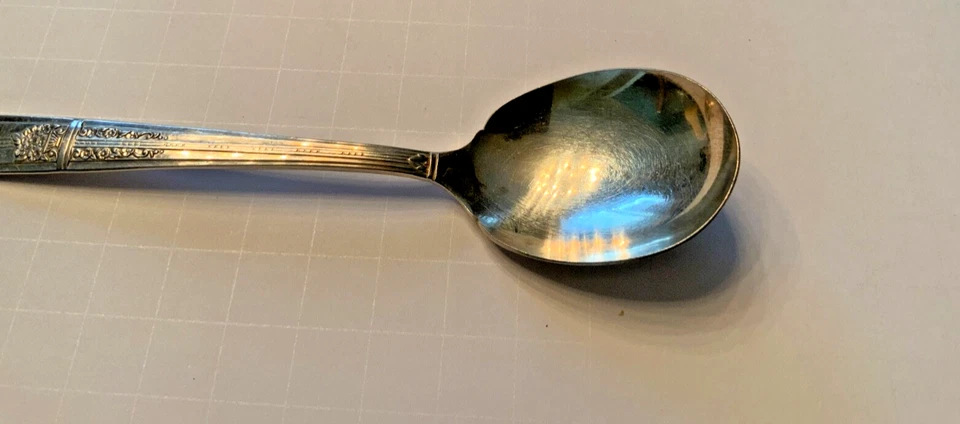 Wm. Rogers Celebrity AKA Wild Rose Sugar Spoon - Image 2 of 3