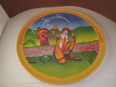Vintage McDonalds Ronald McDonald Spring Mayor McCheese Plastic