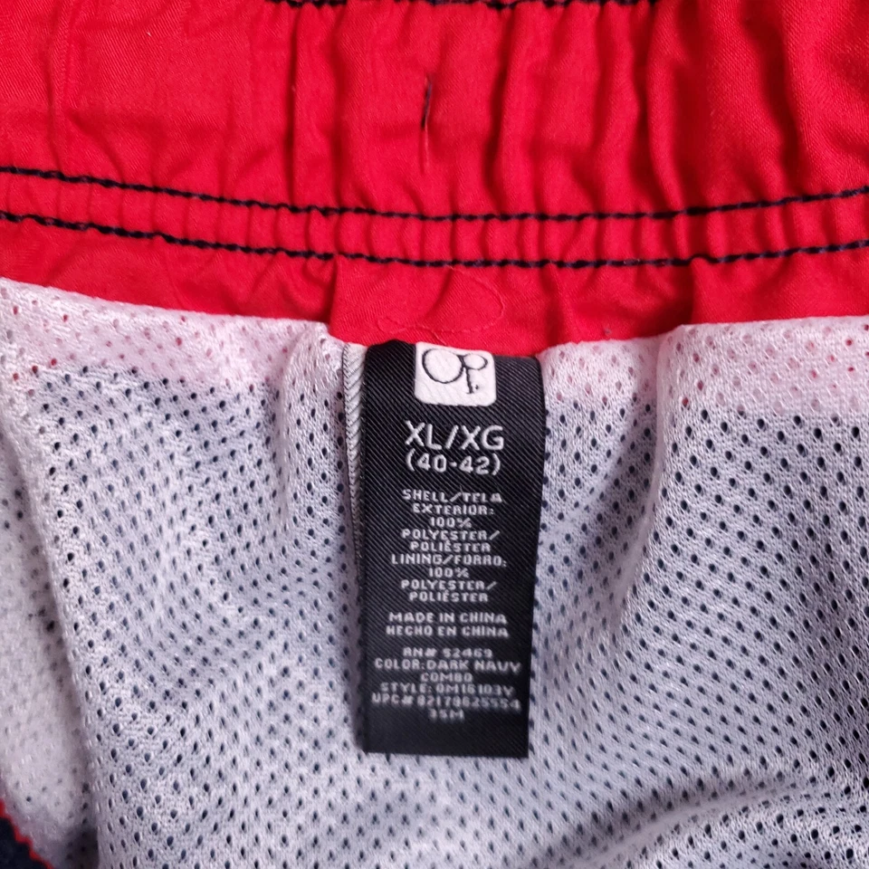 Pantalones Cortos Ocean Pacific Para Hombre Azul Rojo Extra Grande Informal Piscina Playa Fiesta Baúles Foto 3 de 4