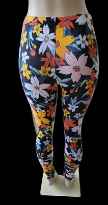 nike black floral leggings