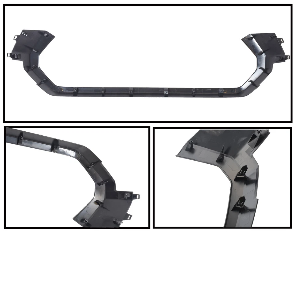 Front Upper Grille Surround Strip Textured Black For 2024-2025 Toyota Tacoma Foto 2 de 4