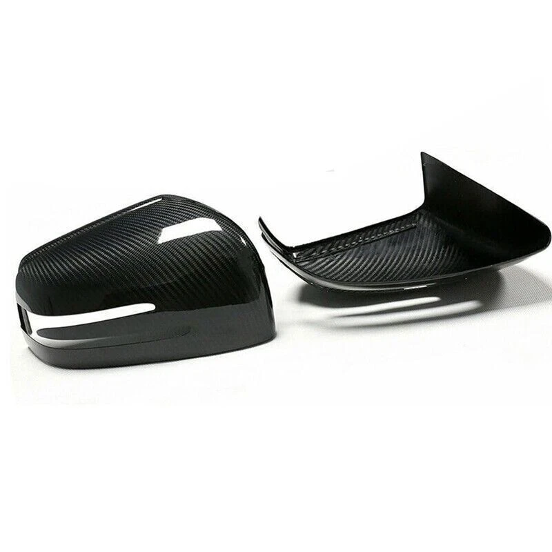 Tapa de cubierta de espejo lateral de fibra de carbono para Mercedes Benz W463 W166 G GL GLS ML GLE Foto 4 de 4