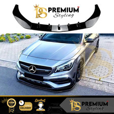 Mercedes CLA Klasse W117 CLA45 AMG Line Front Splitter Spoiler Lippe Glanz Schwarz Mercedes CLA Klasse W117 CLA45 AMG Line Front Splitter Spoiler Lippe Glanz Schwarz