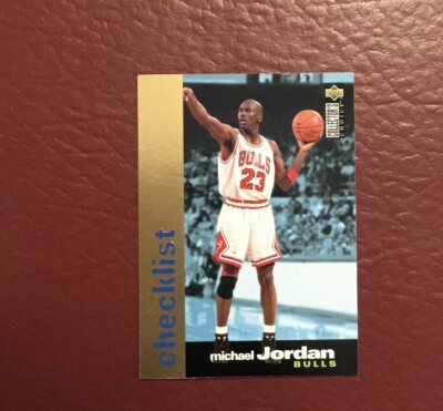 ジャッキーページ Michael Jordan 1996-97 Upper Deck Collectors Choice Gold Checklist