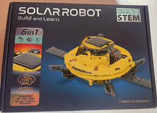 STEM Build Learn Solar Robot Space Shuttle Astronaut 6-In-1 Robot Kit NEW