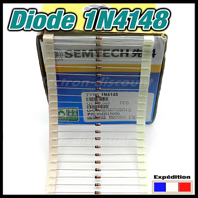 1539# Diode 1N4148 Schnellschaltdiode 10 bis 500 Stück 