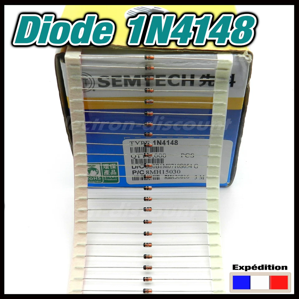 SK87 1539# diode 1N4148 Diode commutation rapide 10 à 500pcs