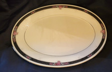 Vintage Noritake Etienne 7260 Oval Serving Platter 14" Long