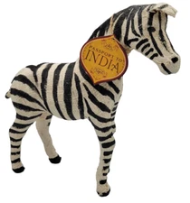 Zebra Animal Figure Home Decor 11.25" Passport to India Africa Jungle Safari